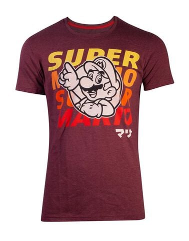 T-shirt - Nintendo - Super Mario Space Dye - Taille S